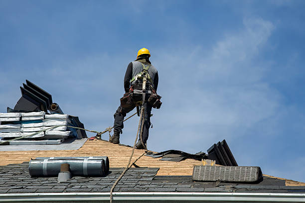 Professional Flat Roof Repair technician working in Mount Zion, GA